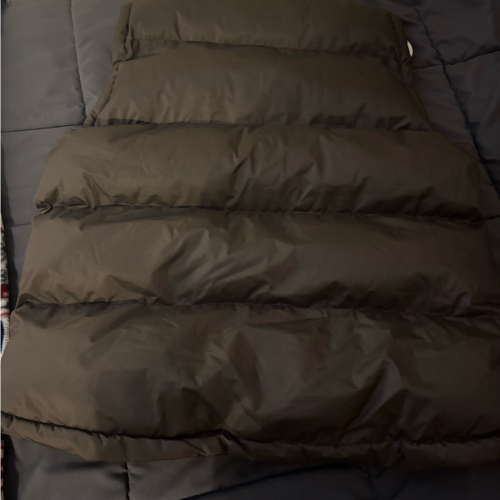 Dark Brown Puffer Vest